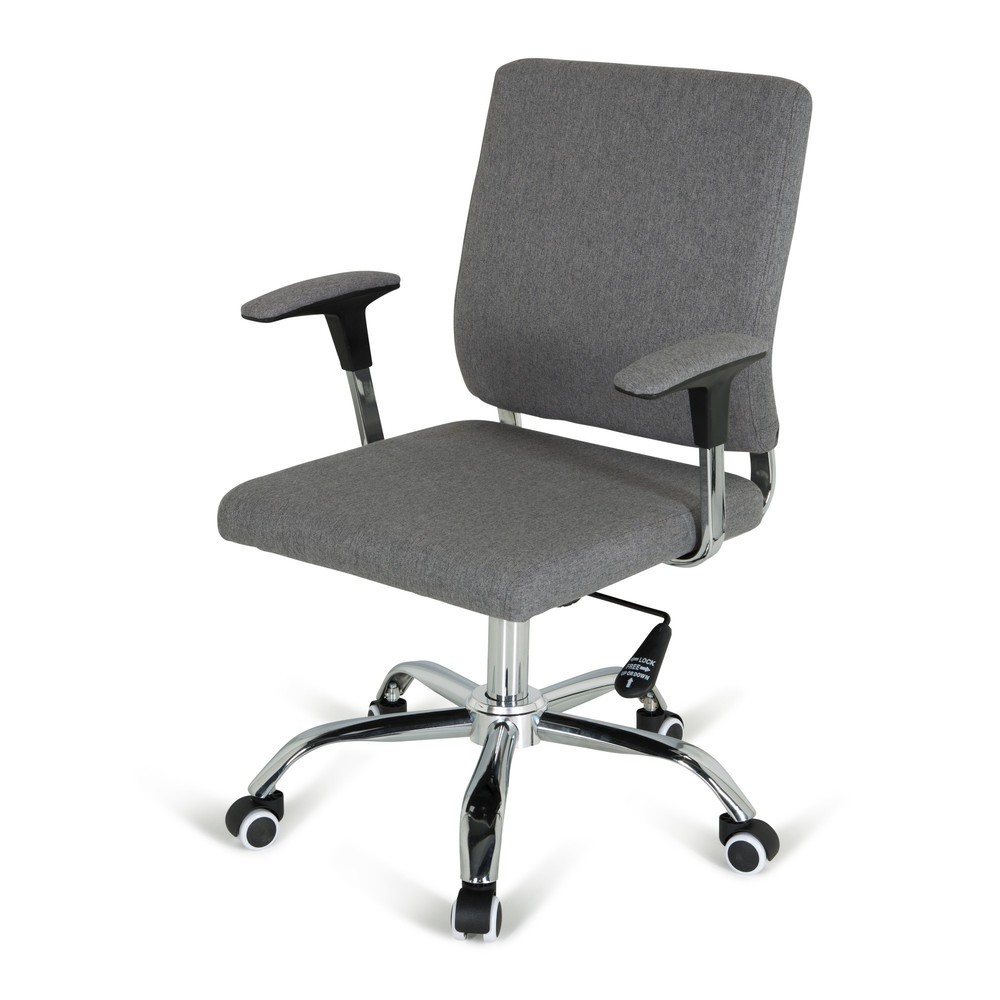 Produktabbildung Nr. 9: hjh OFFICE Bürostuhl / Drehstuhl CHARLES I Stoff, dunkelgrau