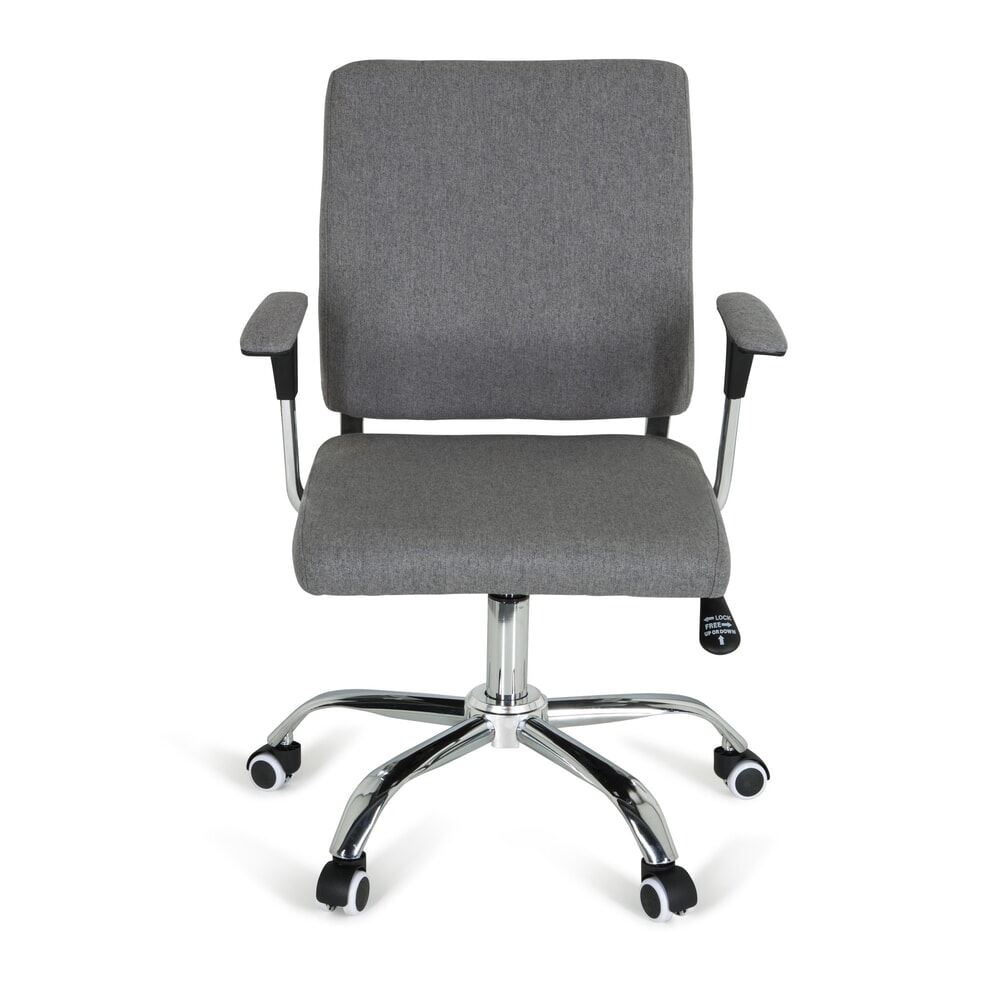 Produktabbildung Nr. 1: hjh OFFICE Bürostuhl / Drehstuhl CHARLES I Stoff, dunkelgrau