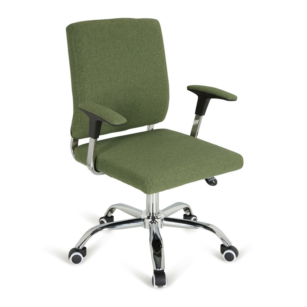 Produktabbildung Nr. 2: hjh OFFICE Bürostuhl / Drehstuhl CHARLES I Stoff, grün