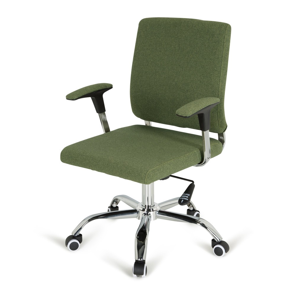 Produktabbildung Nr. 9: hjh OFFICE Bürostuhl / Drehstuhl CHARLES I Stoff, grün