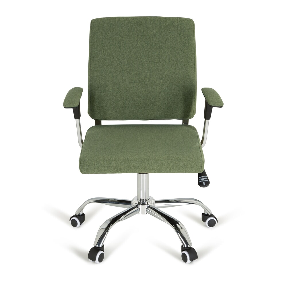 Produktabbildung: hjh OFFICE Bürostuhl / Drehstuhl CHARLES I Stoff, grün