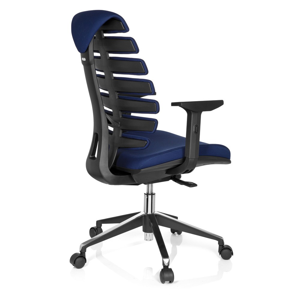 Produktabbildung Nr. 4: hjh OFFICE Bürostuhl / Drehstuhl ERGO LINE II Stoff, blau