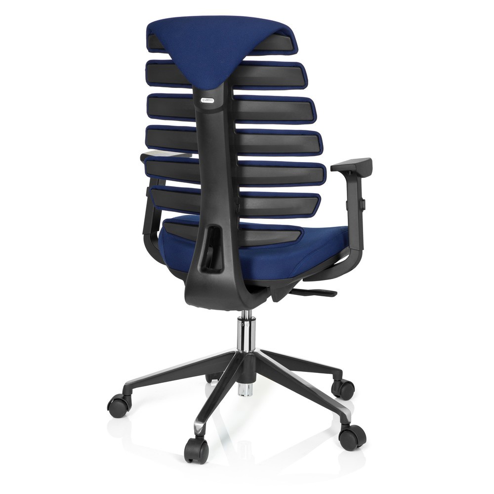 Produktabbildung Nr. 5: hjh OFFICE Bürostuhl / Drehstuhl ERGO LINE II Stoff, blau