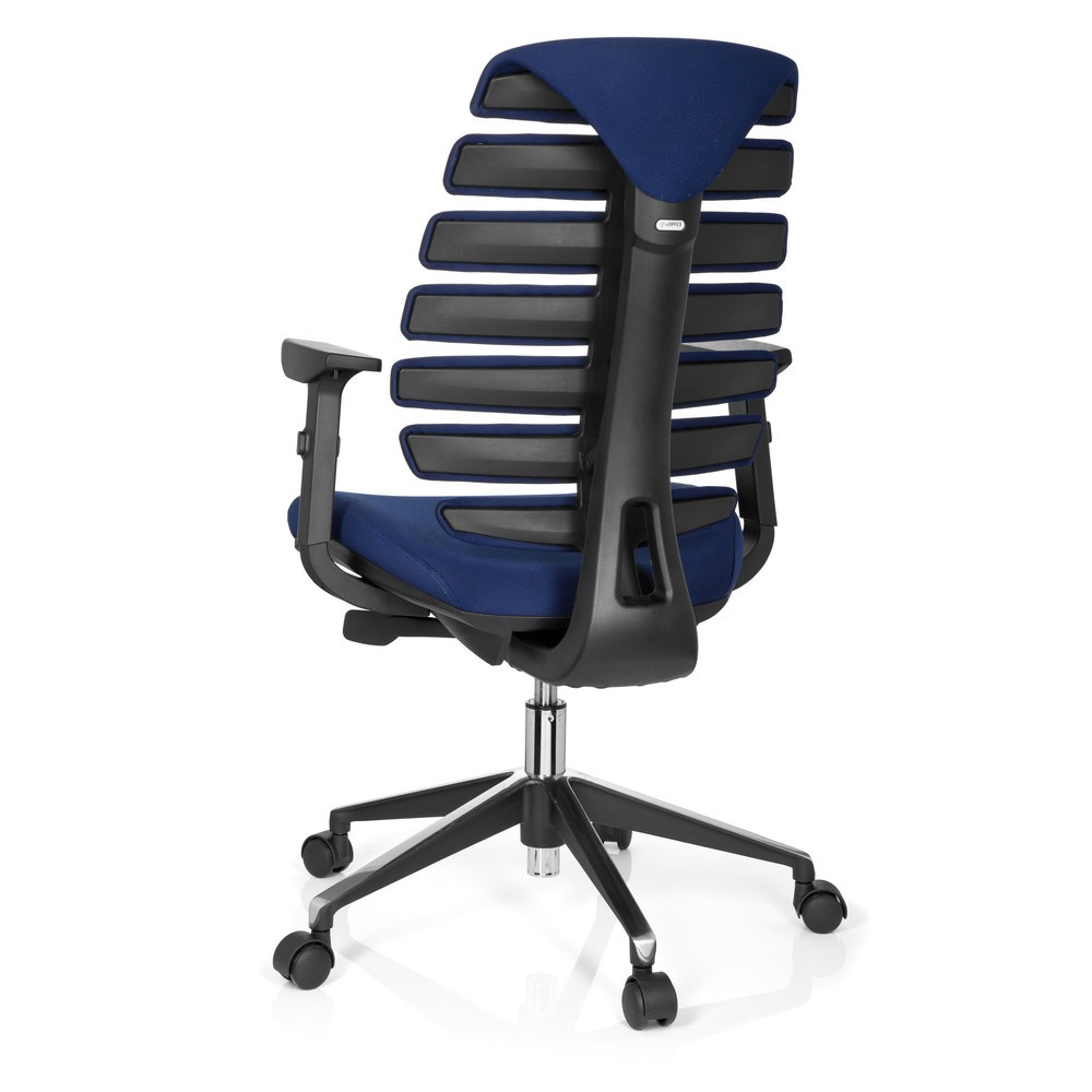 Produktabbildung Nr. 6: hjh OFFICE Bürostuhl / Drehstuhl ERGO LINE II Stoff, blau