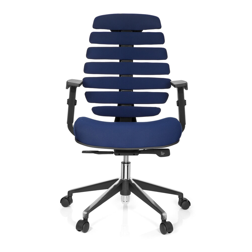 Produktabbildung Nr. 1: hjh OFFICE Bürostuhl / Drehstuhl ERGO LINE II Stoff, blau