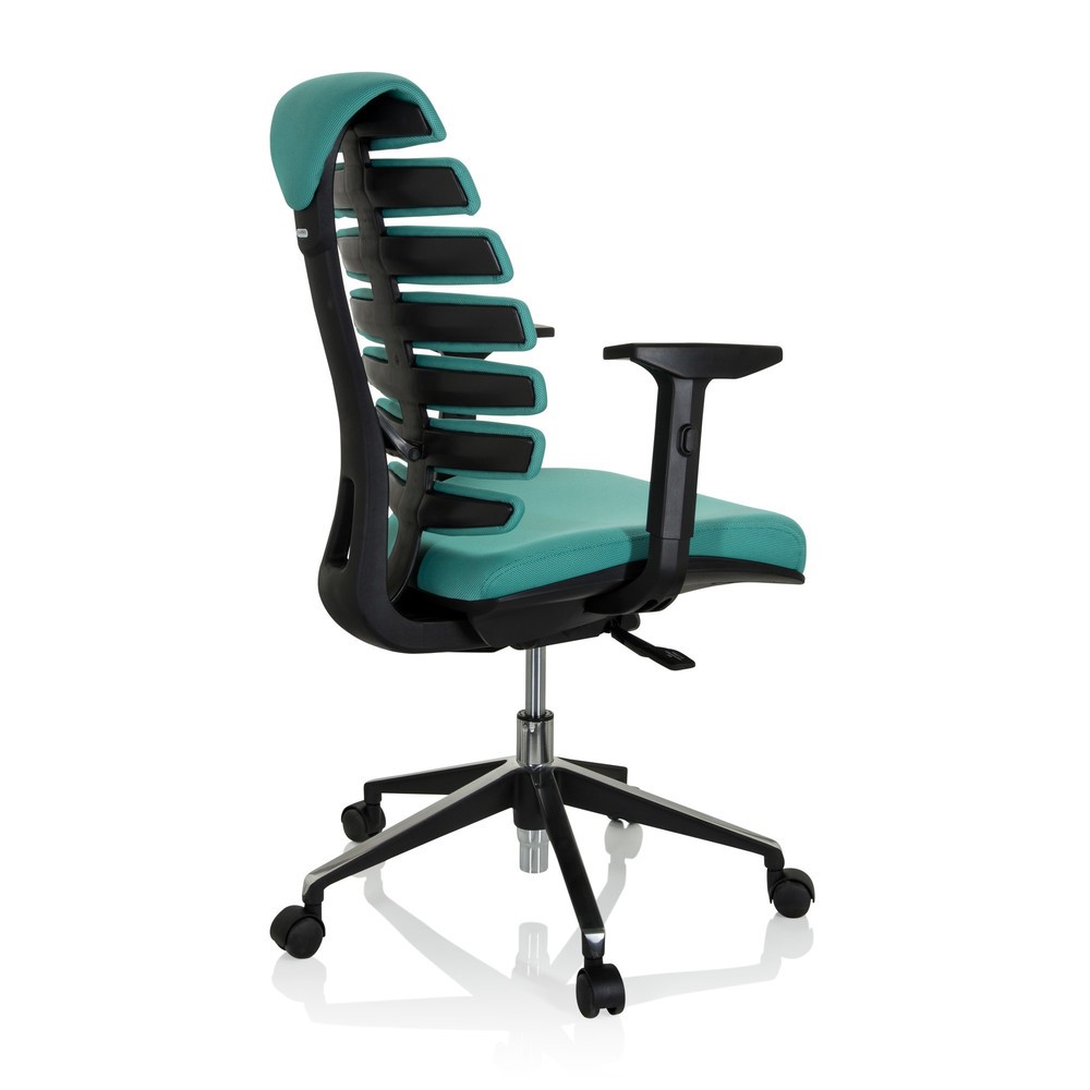 Produktabbildung Nr. 4: hjh OFFICE Bürostuhl / Drehstuhl ERGO LINE II Stoff, türkis