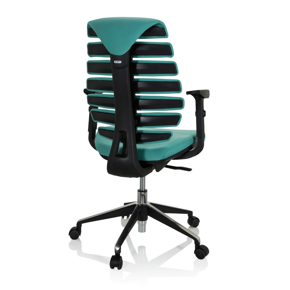 Produktabbildung Nr. 5: hjh OFFICE Bürostuhl / Drehstuhl ERGO LINE II Stoff, türkis