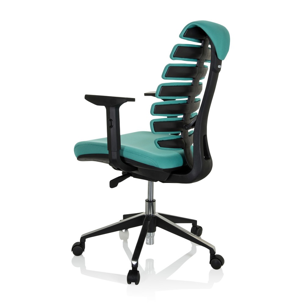 Produktabbildung Nr. 7: hjh OFFICE Bürostuhl / Drehstuhl ERGO LINE II Stoff, türkis