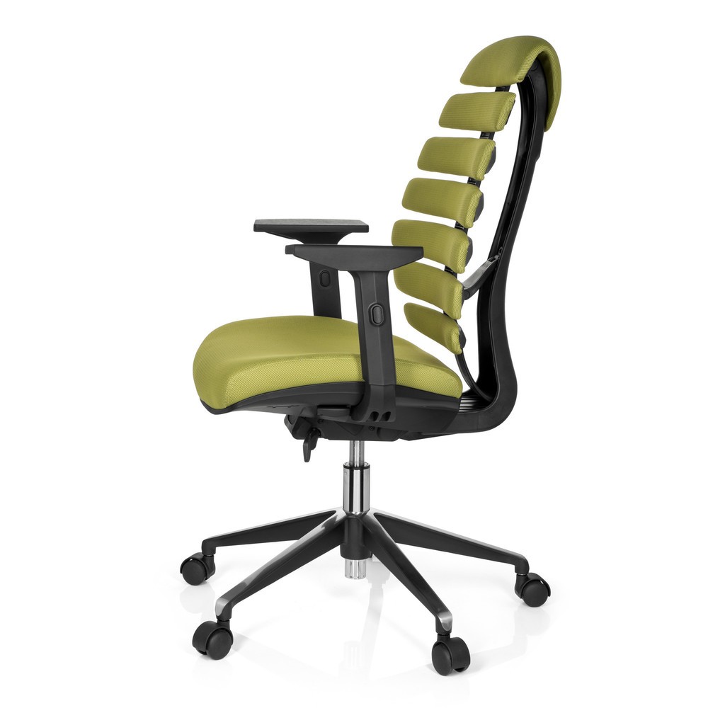 Produktabbildung Nr. 8: hjh OFFICE Bürostuhl / Drehstuhl ERGO LINE II Stoff, grün