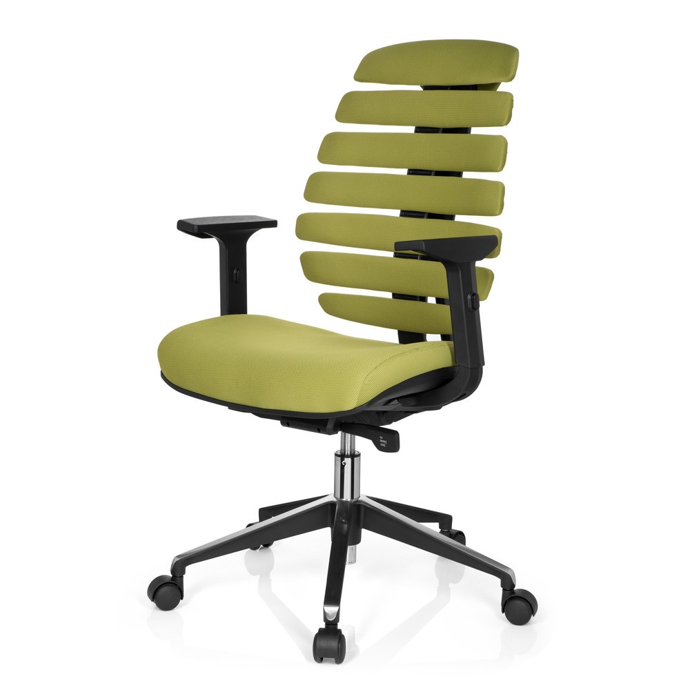 Produktabbildung Nr. 9: hjh OFFICE Bürostuhl / Drehstuhl ERGO LINE II Stoff, grün