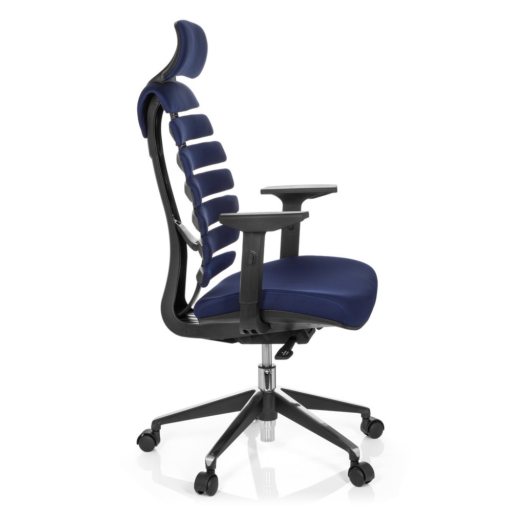 Produktabbildung Nr. 3: hjh OFFICE Bürostuhl / Drehstuhl ERGO LINE II PRO Stoff, blau