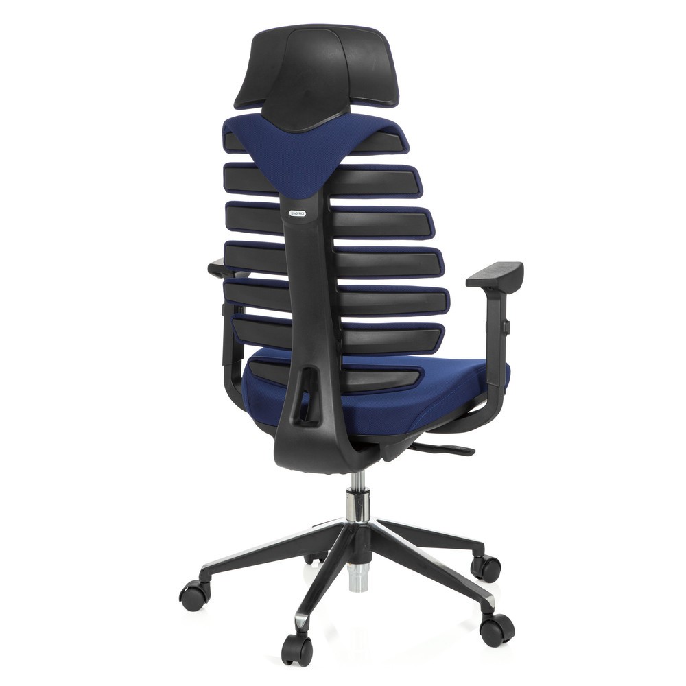 Produktabbildung Nr. 5: hjh OFFICE Bürostuhl / Drehstuhl ERGO LINE II PRO Stoff, blau