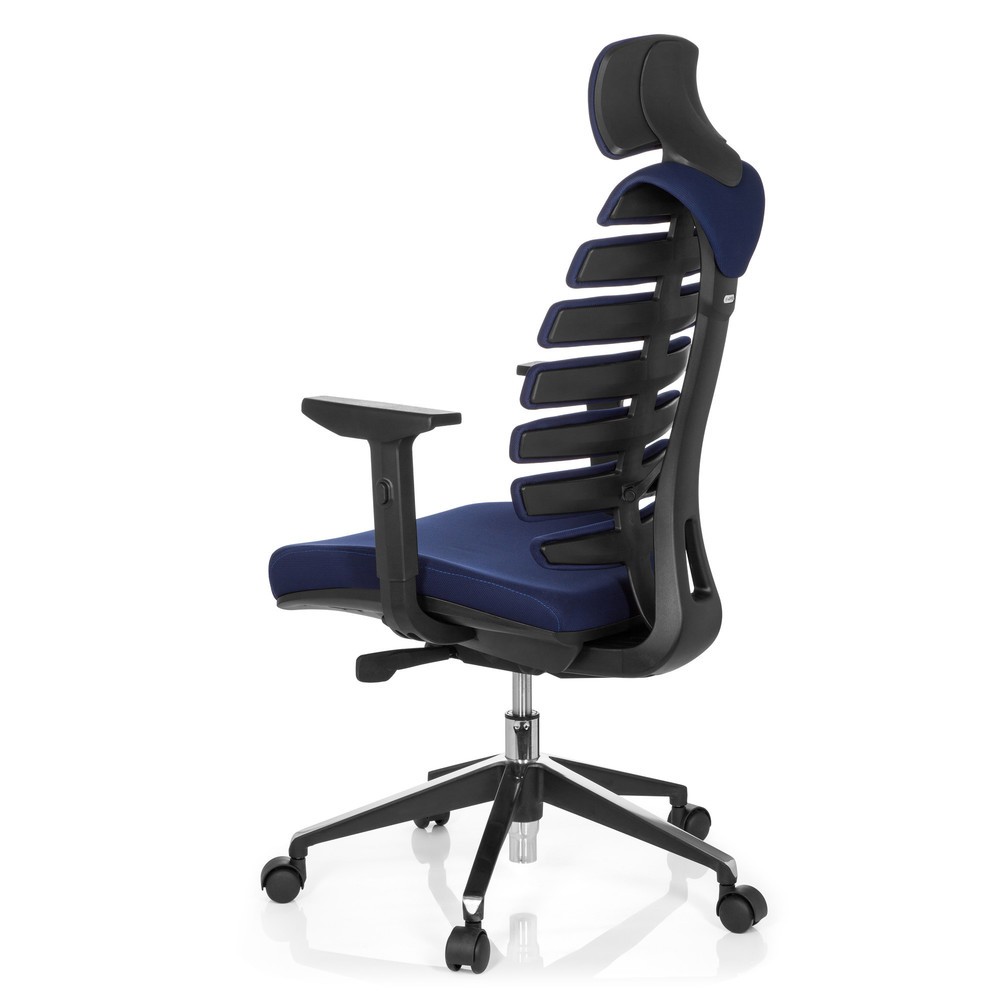 Produktabbildung Nr. 7: hjh OFFICE Bürostuhl / Drehstuhl ERGO LINE II PRO Stoff, blau