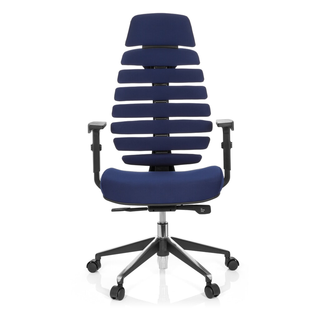 Produktabbildung: hjh OFFICE Bürostuhl / Drehstuhl ERGO LINE II PRO Stoff, blau