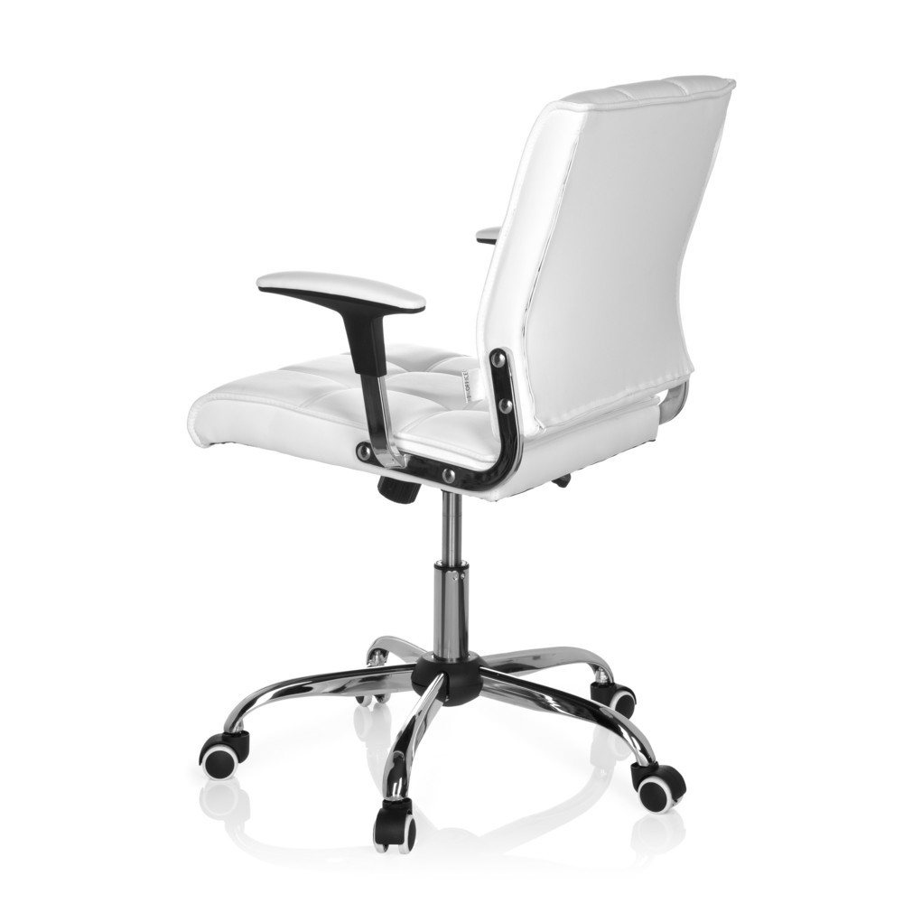 Produktabbildung Nr. 7: hjh OFFICE Bürostuhl / Drehstuhl ERNESTO Kunstleder, weiß