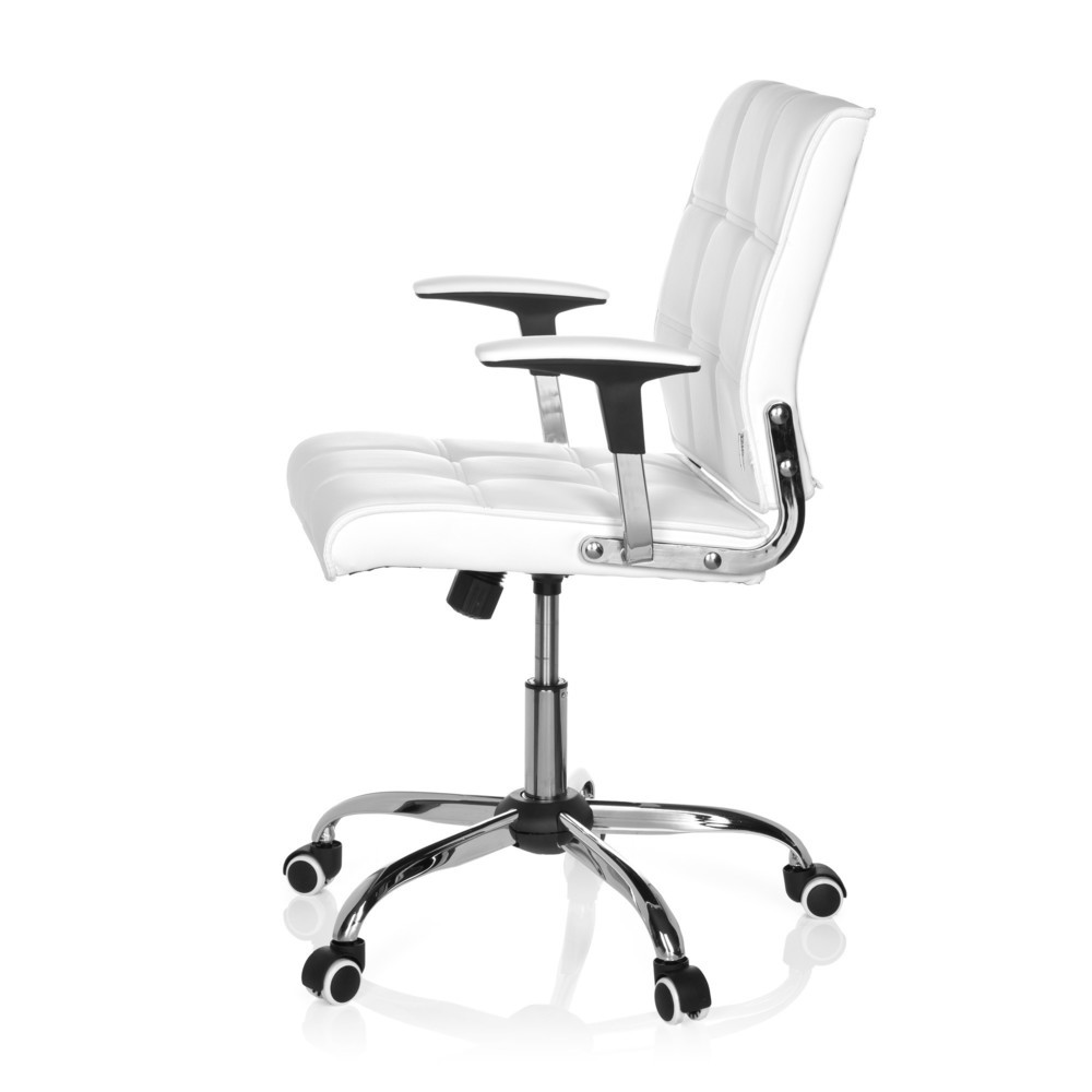 Produktabbildung Nr. 8: hjh OFFICE Bürostuhl / Drehstuhl ERNESTO Kunstleder, weiß