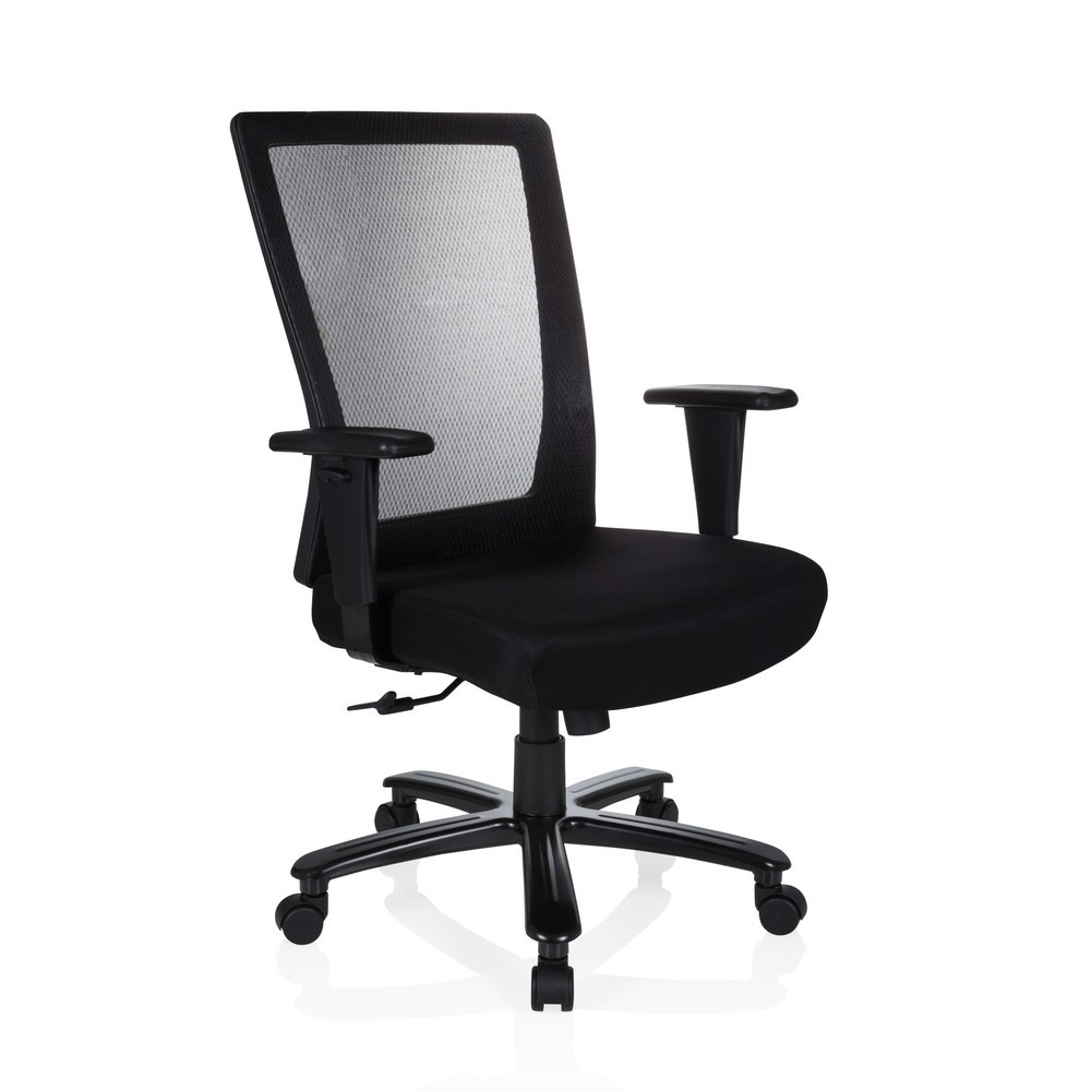 Produktabbildung Nr. 2: hjh OFFICE Bürostuhl / Drehstuhl EXTENDER Stoff/Netzstoff, schwarz