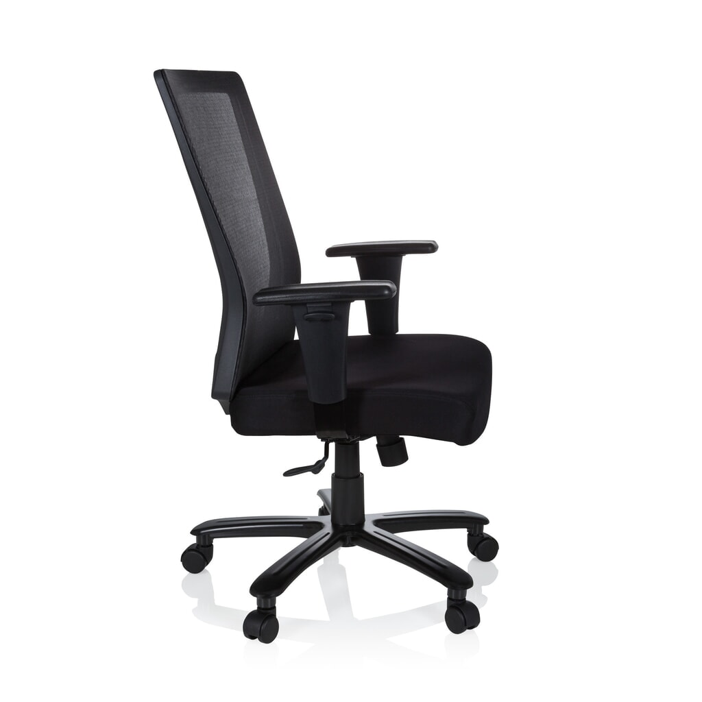 hjh OFFICE Bürostuhl / Drehstuhl EXTENDER Stoff/Netzstoff, schwarz Produktabbildung Nr. 4: hjh OFFICE Bürostuhl / Drehstuhl EXTENDER Stoff/Netzstoff, schwarz