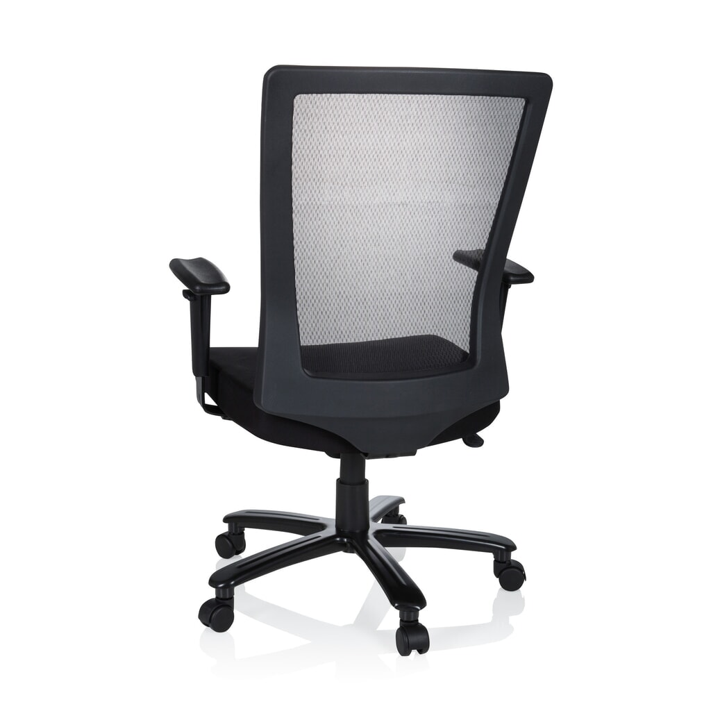 hjh OFFICE Bürostuhl / Drehstuhl EXTENDER Stoff/Netzstoff, schwarz Produktabbildung Nr. 7: hjh OFFICE Bürostuhl / Drehstuhl EXTENDER Stoff/Netzstoff, schwarz