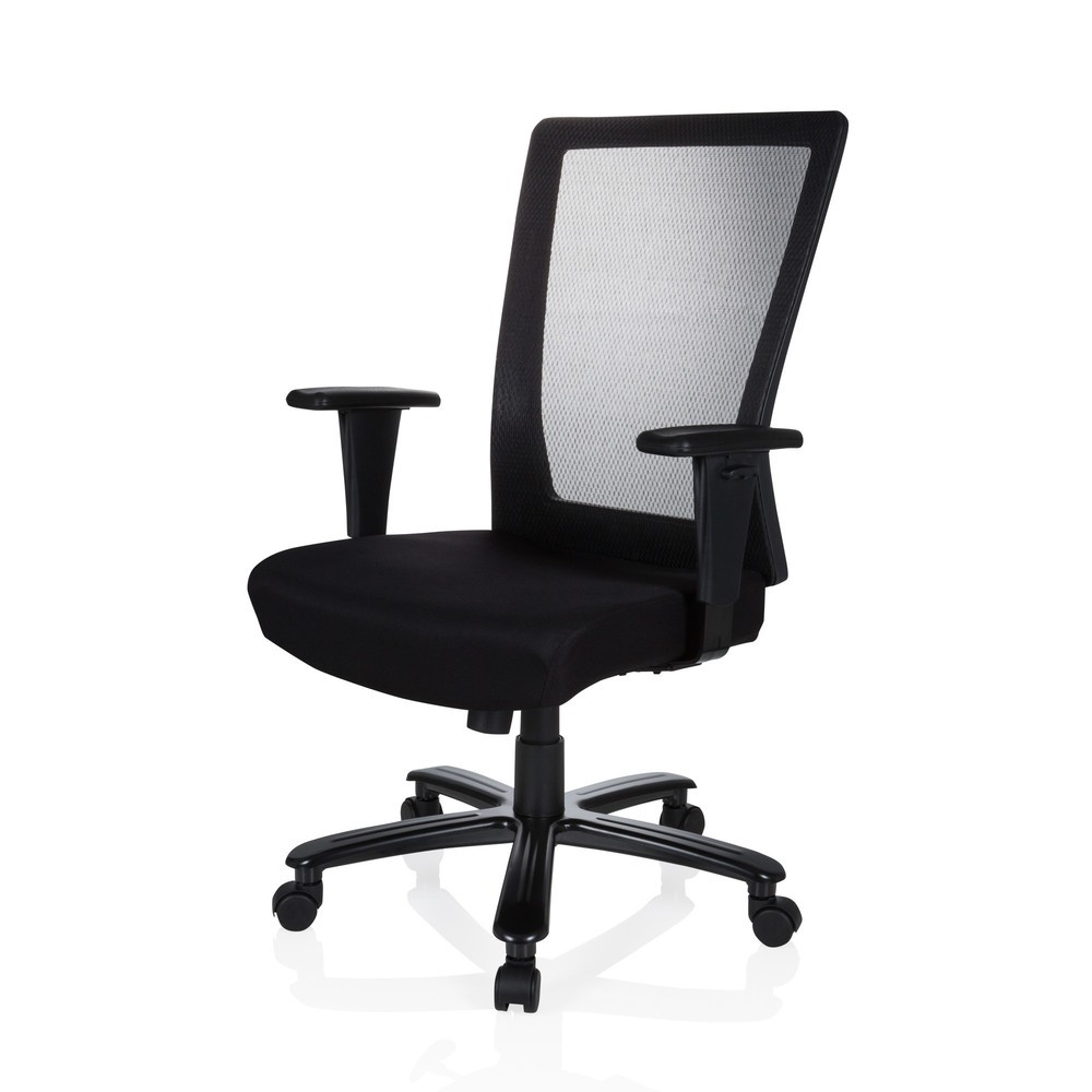 Produktabbildung Nr. 9: hjh OFFICE Bürostuhl / Drehstuhl EXTENDER Stoff/Netzstoff, schwarz