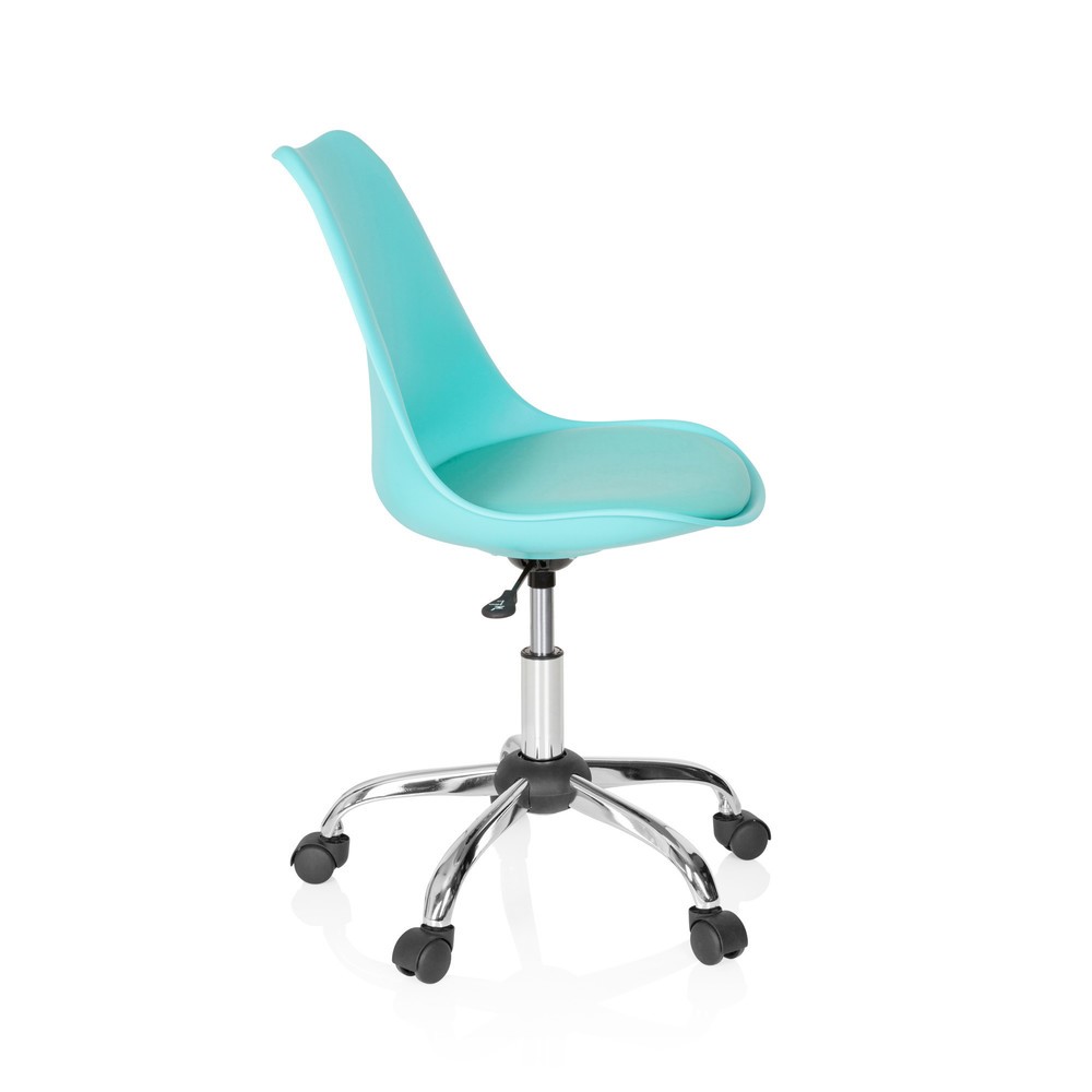 Produktabbildung Nr. 3: hjh OFFICE Bürostuhl / Drehstuhl FANCY PRO Kunstleder, türkis