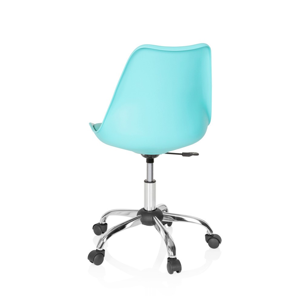 Produktabbildung Nr. 6: hjh OFFICE Bürostuhl / Drehstuhl FANCY PRO Kunstleder, türkis