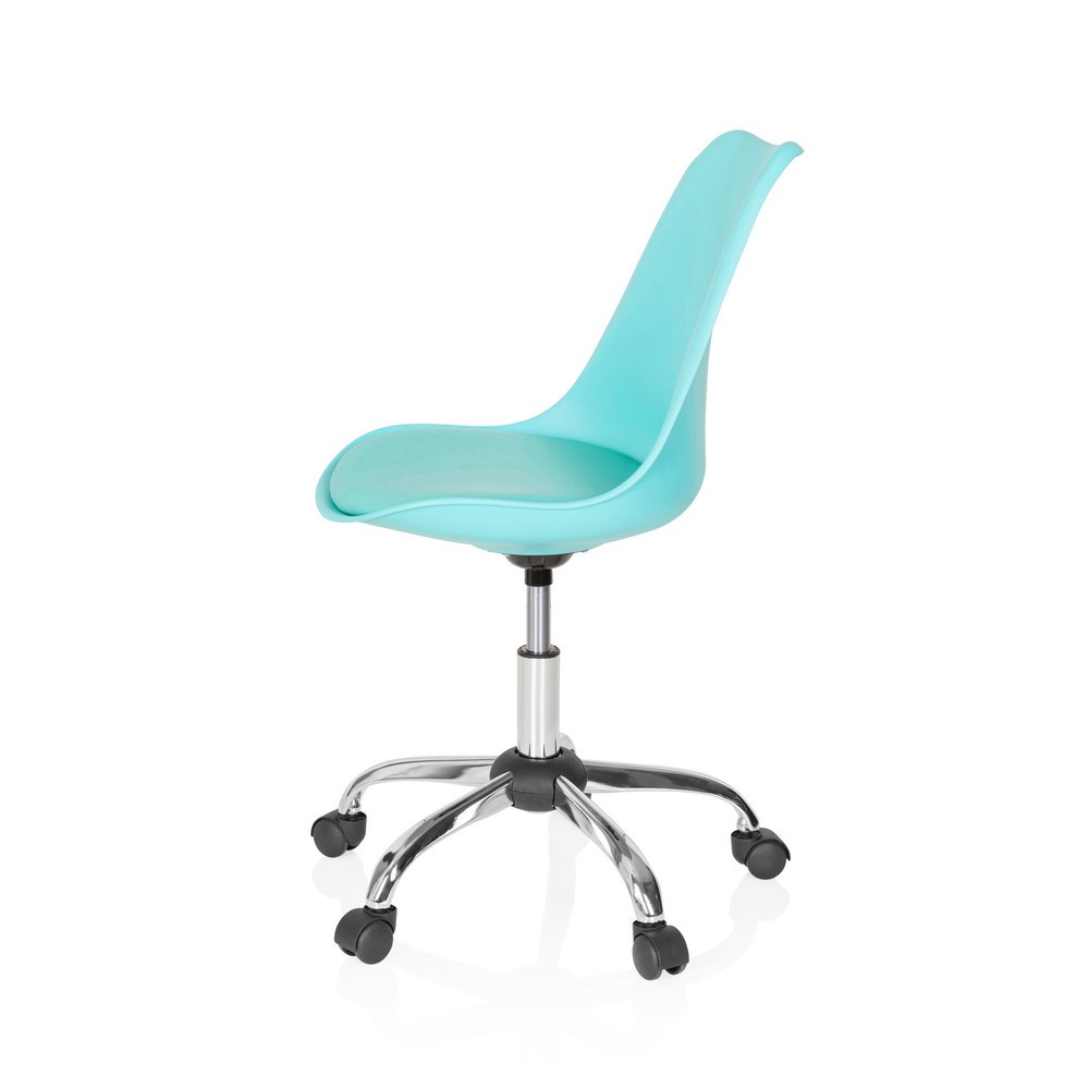Produktabbildung Nr. 8: hjh OFFICE Bürostuhl / Drehstuhl FANCY PRO Kunstleder, türkis