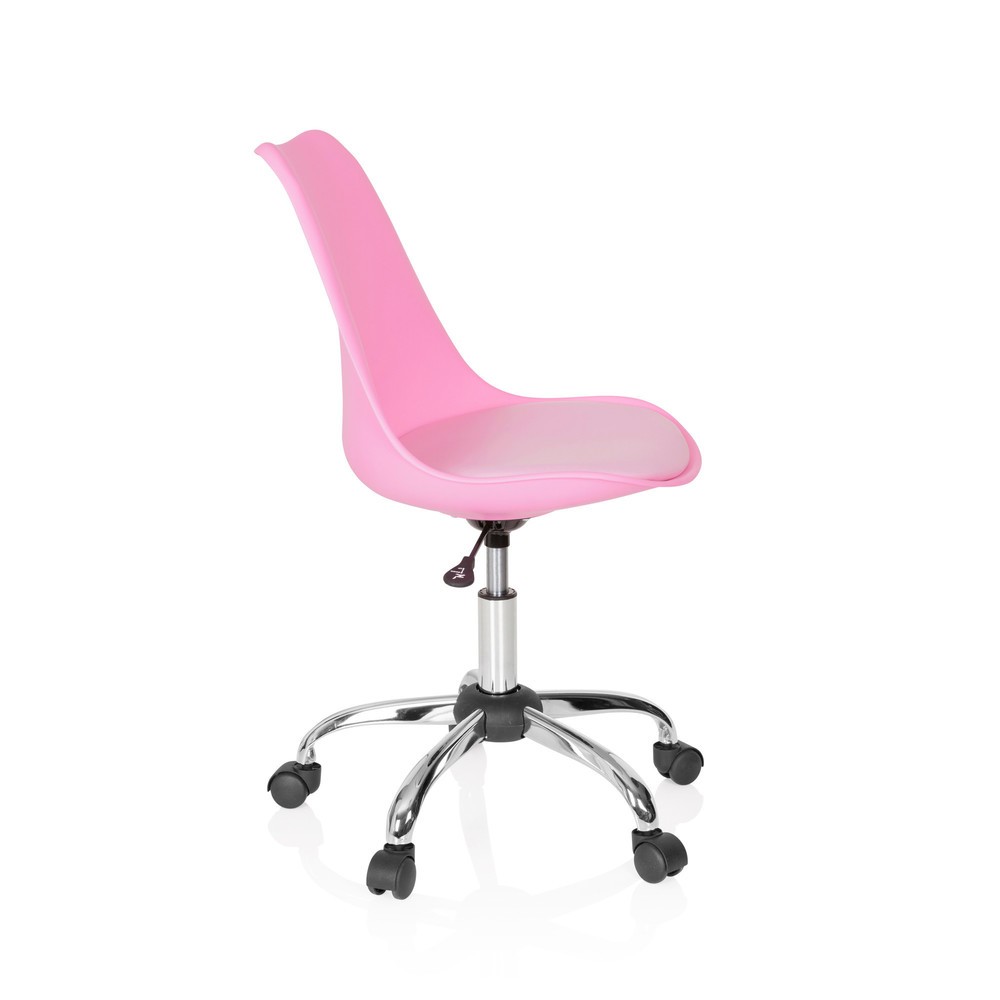 Produktabbildung Nr. 3: hjh OFFICE Bürostuhl / Drehstuhl FANCY PRO Kunstleder, pink