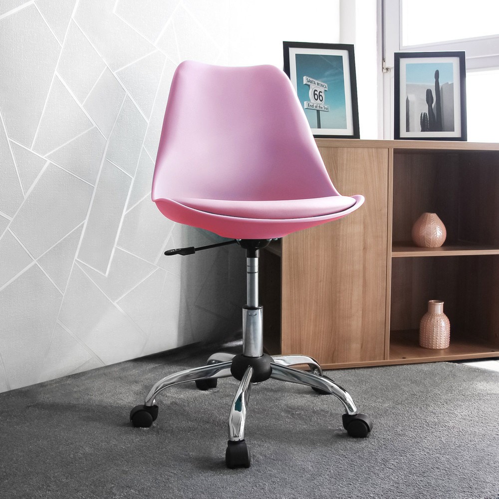 Produktabbildung Nr. 10: hjh OFFICE Bürostuhl / Drehstuhl FANCY PRO Kunstleder, pink