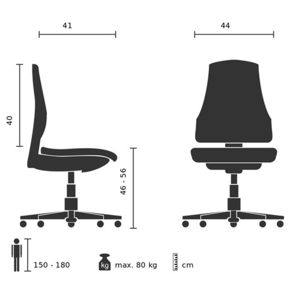 Produktabbildung Nr. 11: hjh OFFICE Bürostuhl / Drehstuhl FANCY PRO Kunstleder, pink