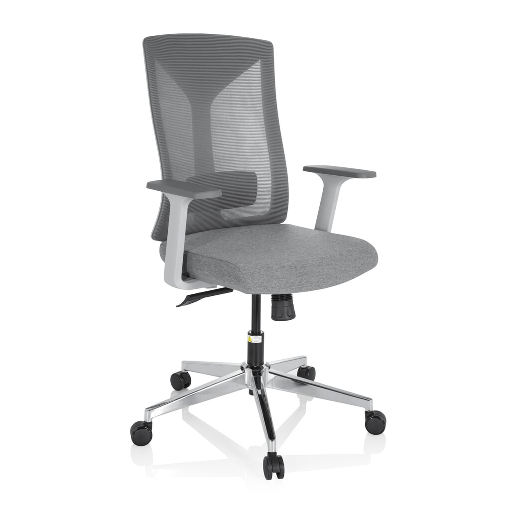 Produktabbildung Nr. 2: hjh OFFICE Bürostuhl / Drehstuhl HALIFAX Stoff/Netzstoff, grau