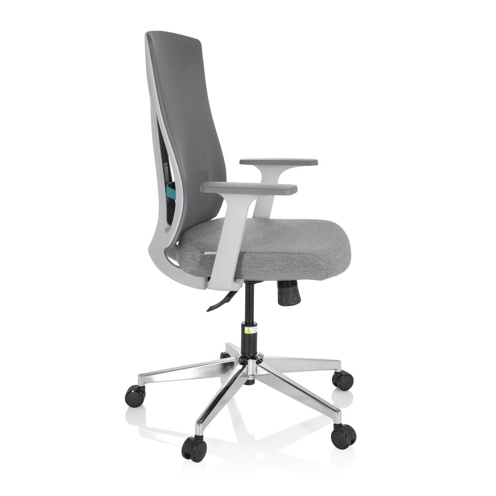 Produktabbildung Nr. 3: hjh OFFICE Bürostuhl / Drehstuhl HALIFAX Stoff/Netzstoff, grau