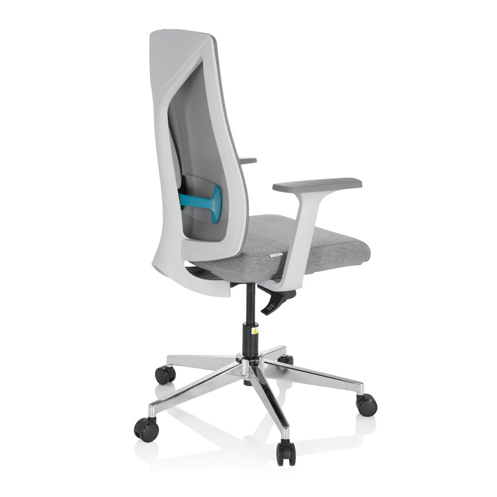 Produktabbildung Nr. 4: hjh OFFICE Bürostuhl / Drehstuhl HALIFAX Stoff/Netzstoff, grau