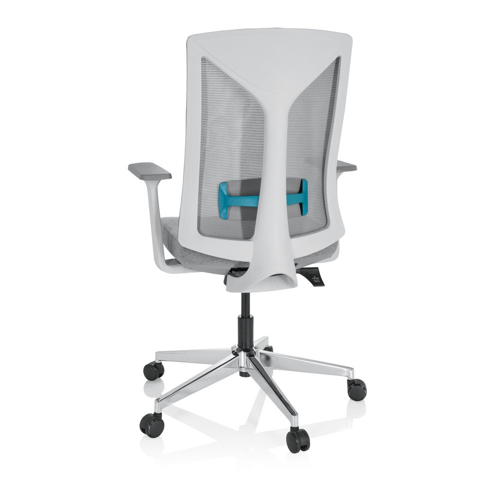 Produktabbildung Nr. 6: hjh OFFICE Bürostuhl / Drehstuhl HALIFAX Stoff/Netzstoff, grau