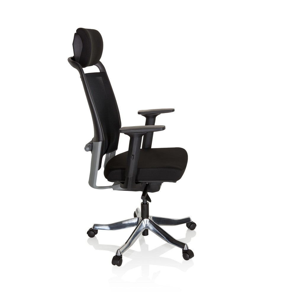 Produktabbildung Nr. 3: hjh OFFICE Bürostuhl / Drehstuhl IKAST I Stoff/Netzstoff, schwarz