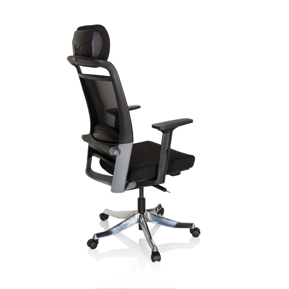 Produktabbildung Nr. 4: hjh OFFICE Bürostuhl / Drehstuhl IKAST I Stoff/Netzstoff, schwarz