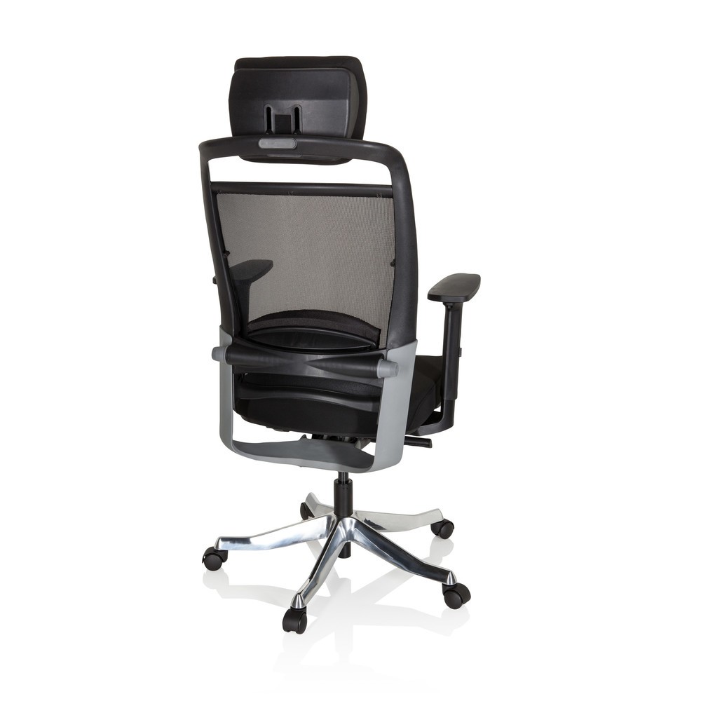 Produktabbildung Nr. 5: hjh OFFICE Bürostuhl / Drehstuhl IKAST I Stoff/Netzstoff, schwarz