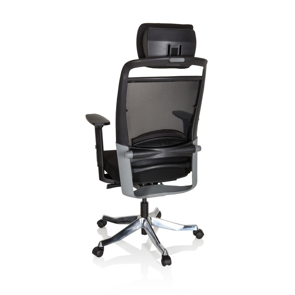 Produktabbildung Nr. 6: hjh OFFICE Bürostuhl / Drehstuhl IKAST I Stoff/Netzstoff, schwarz