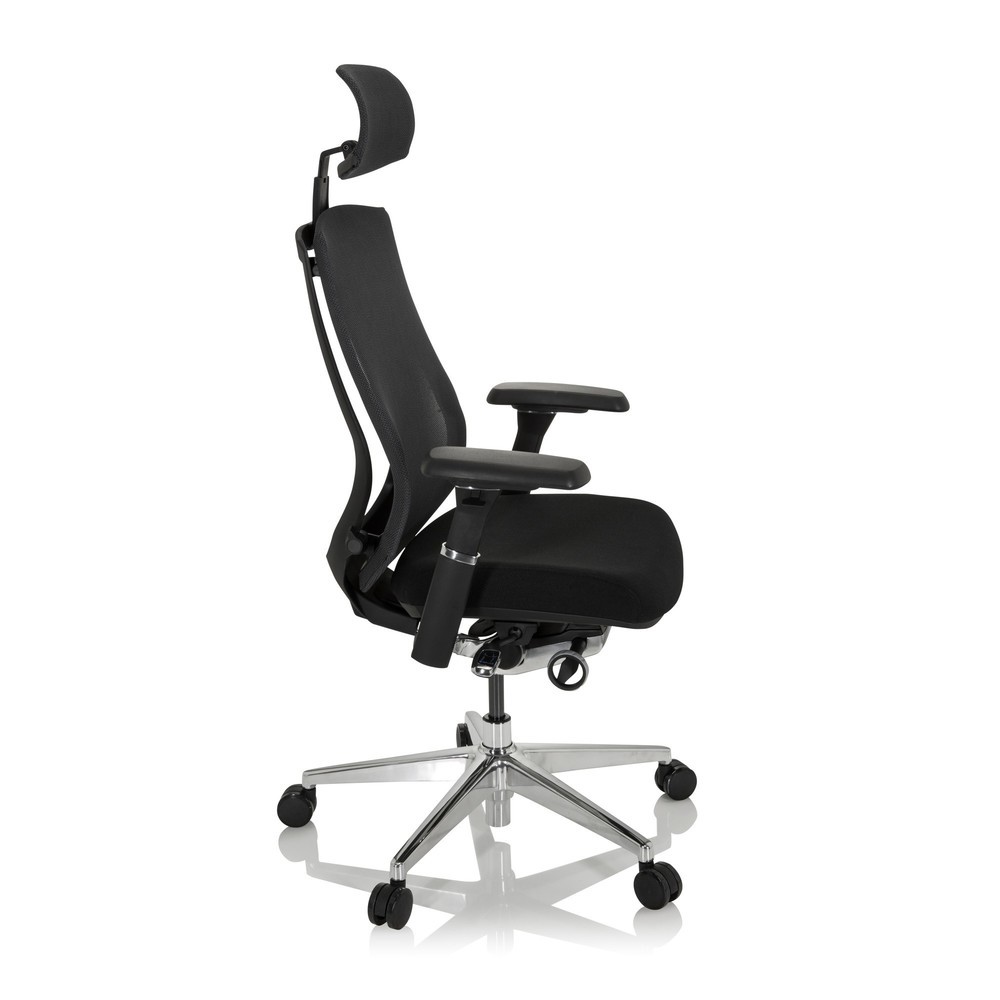 Produktabbildung Nr. 3: hjh OFFICE Bürostuhl / Drehstuhl INSPERO Stoff/Netzstoff, schwarz