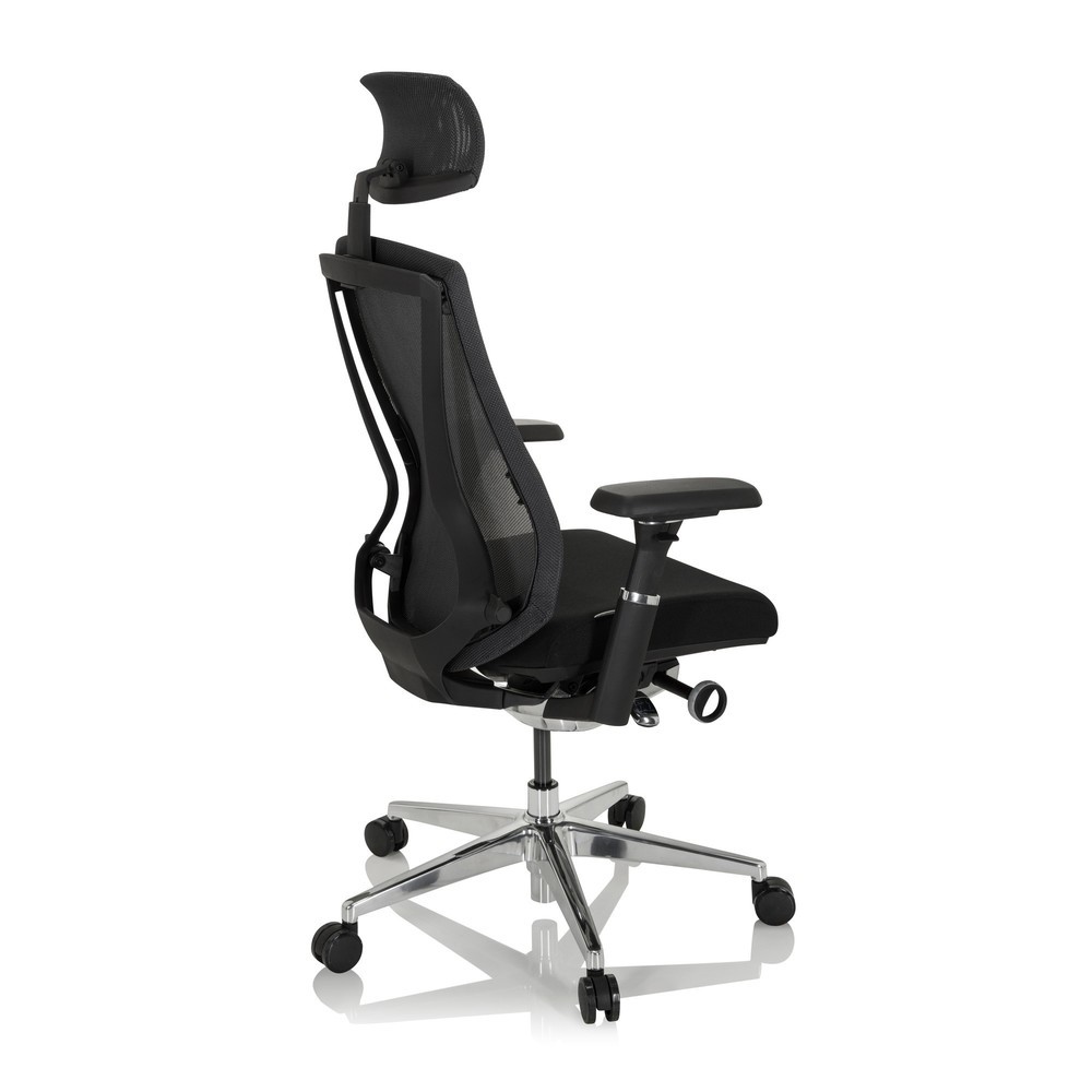 Produktabbildung Nr. 4: hjh OFFICE Bürostuhl / Drehstuhl INSPERO Stoff/Netzstoff, schwarz