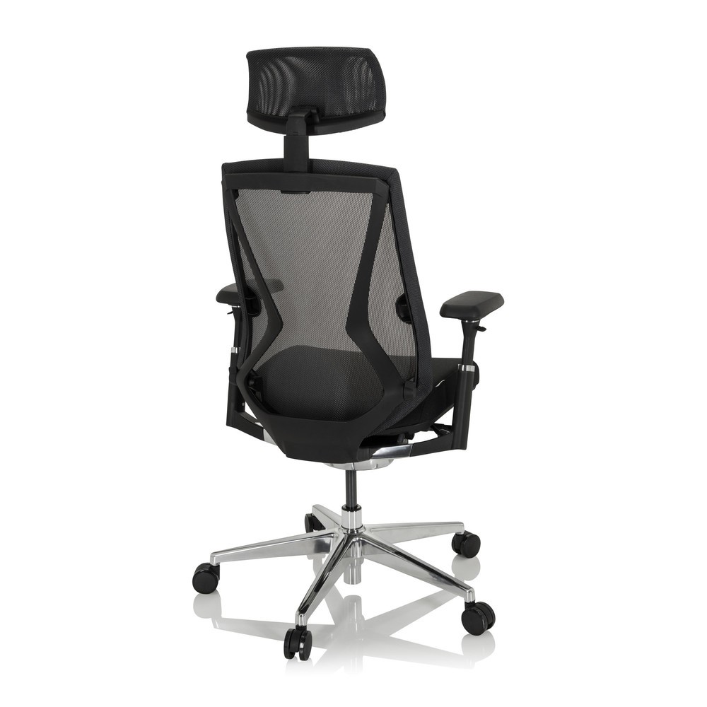 Produktabbildung Nr. 5: hjh OFFICE Bürostuhl / Drehstuhl INSPERO Stoff/Netzstoff, schwarz