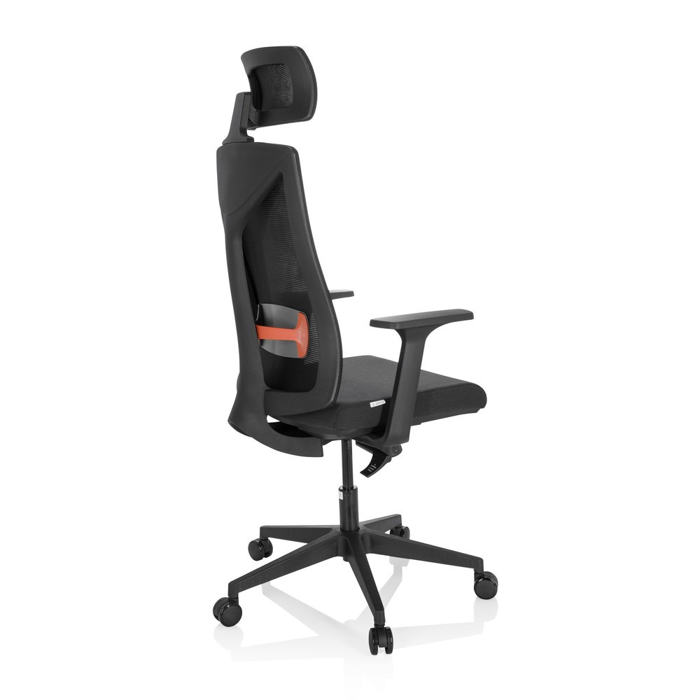 Produktabbildung Nr. 4: hjh OFFICE Bürostuhl / Drehstuhl KODIAK Stoff/Netzstoff, schwarz