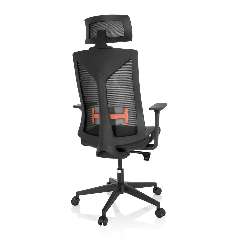 Produktabbildung Nr. 5: hjh OFFICE Bürostuhl / Drehstuhl KODIAK Stoff/Netzstoff, schwarz