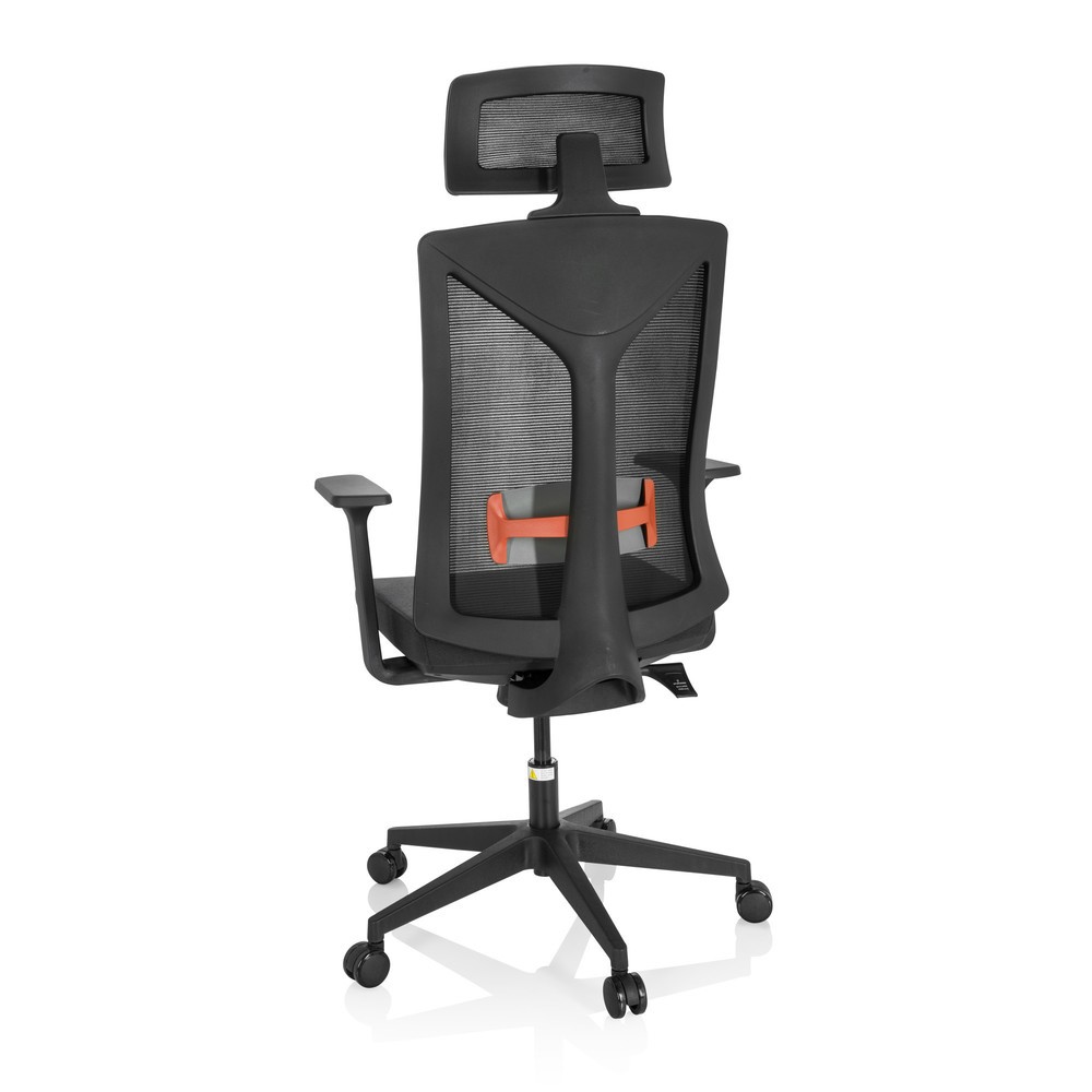 Produktabbildung Nr. 6: hjh OFFICE Bürostuhl / Drehstuhl KODIAK Stoff/Netzstoff, schwarz