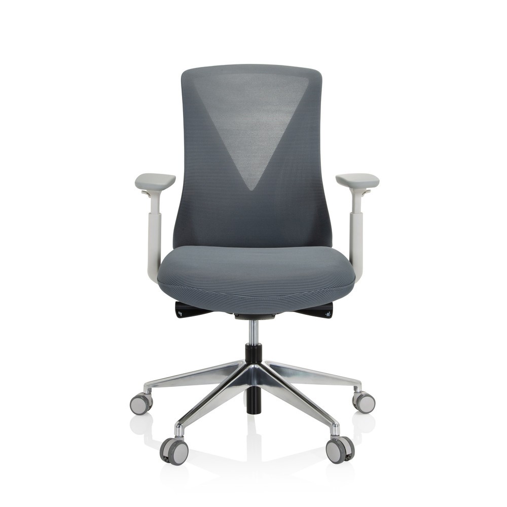 Produktabbildung: hjh OFFICE Bürostuhl / Drehstuhl PAPIL PRO Stoff/Netzstoff, grau