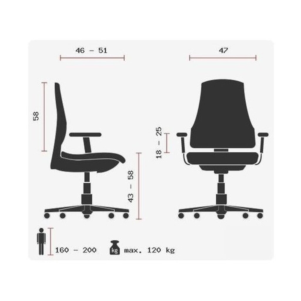 hjh OFFICE Bürostuhl / Drehstuhl PRO-TEC 250 Stoff, schwarz Produktabbildung Nr. 12: hjh OFFICE Bürostuhl / Drehstuhl PRO-TEC 250 Stoff, schwarz