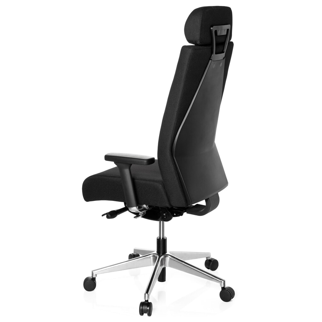hjh OFFICE Bürostuhl / Drehstuhl PRO-TEC XXL Stoff, schwarz Produktabbildung Nr. 9: hjh OFFICE Bürostuhl / Drehstuhl PRO-TEC XXL Stoff, schwarz