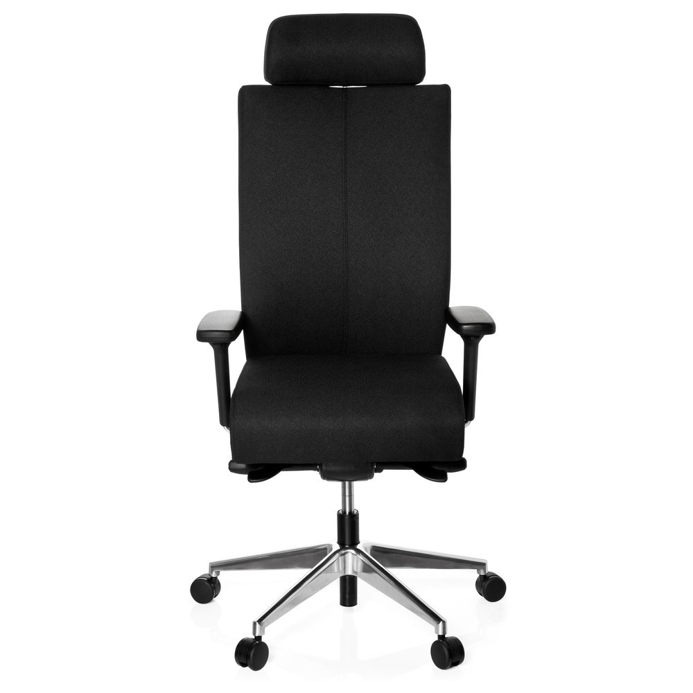 Produktabbildung: hjh OFFICE Bürostuhl / Drehstuhl PRO-TEC XXL Stoff, schwarz