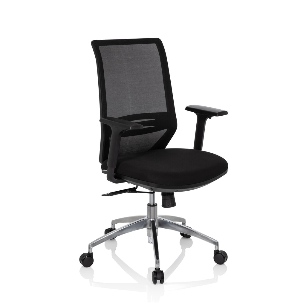 hjh OFFICE Bürostuhl / Drehstuhl PROFONDO Stoff/Netzstoff, schwarz Produktabbildung Nr. 3: hjh OFFICE Bürostuhl / Drehstuhl PROFONDO Stoff/Netzstoff, schwarz