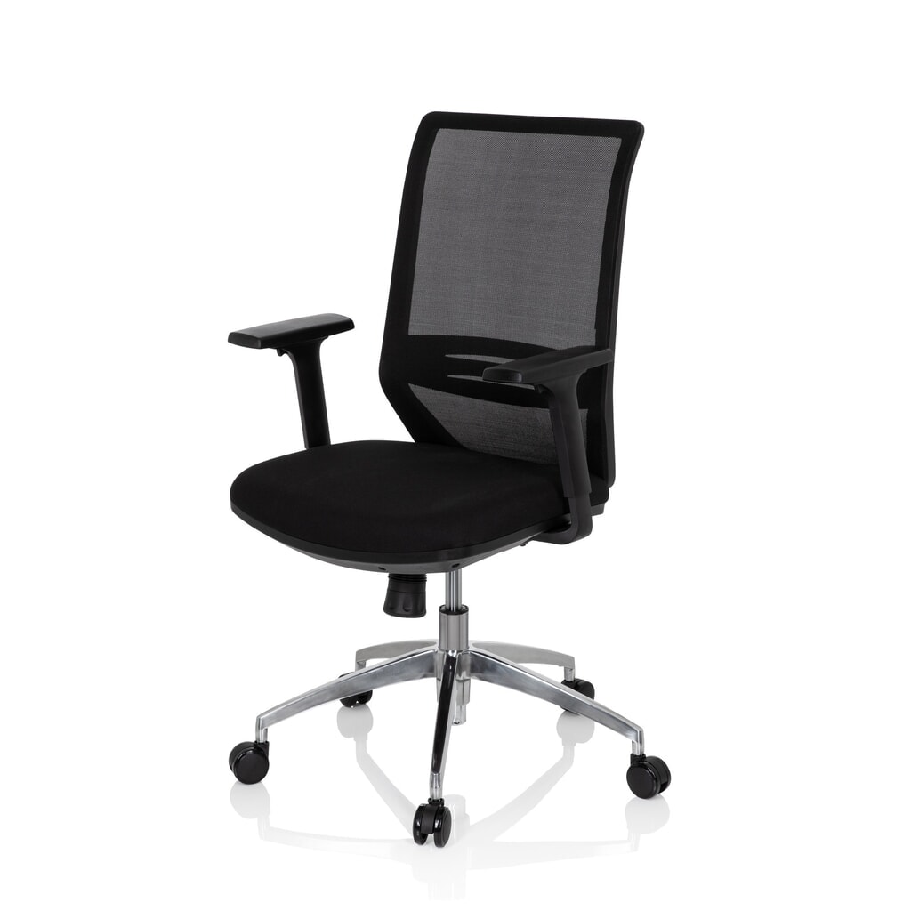 Produktabbildung Nr. 10: hjh OFFICE Bürostuhl / Drehstuhl PROFONDO Stoff/Netzstoff, schwarz